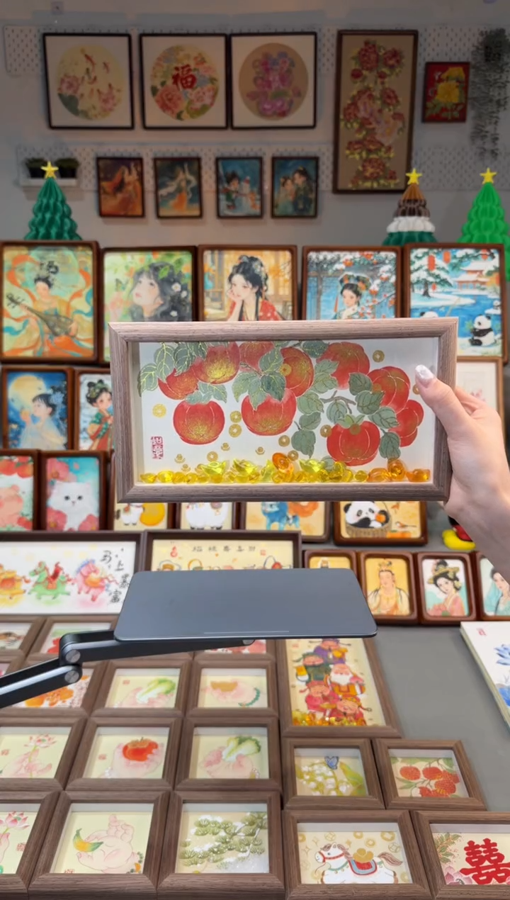 国画事事如意横版 手绘国画28
