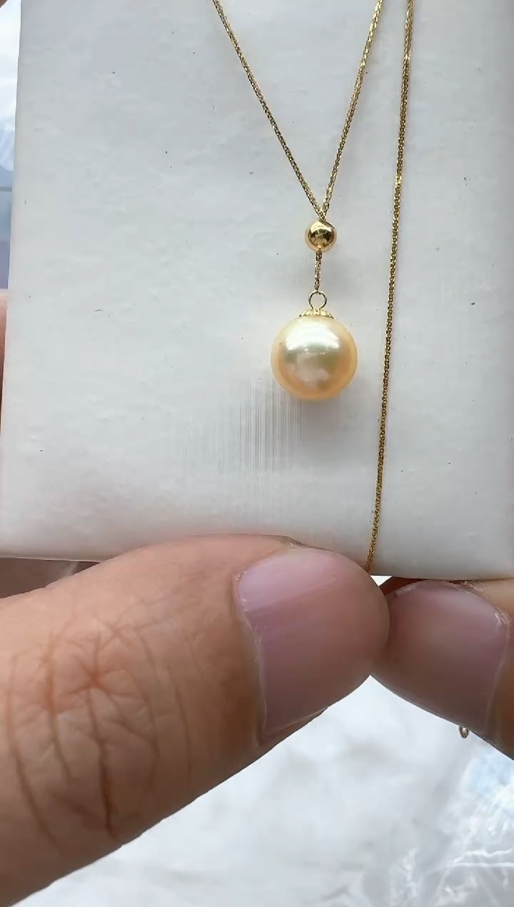 【闪购商品】海水珍珠颈饰18K金镶嵌清货