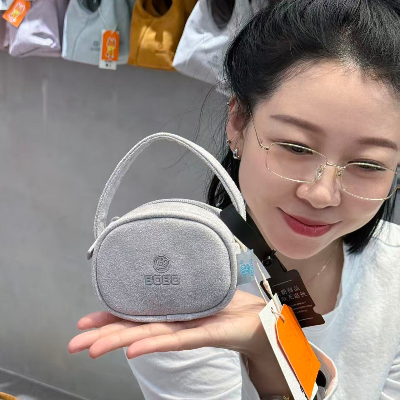 博卜摩卡布丁手提手拿包7671#