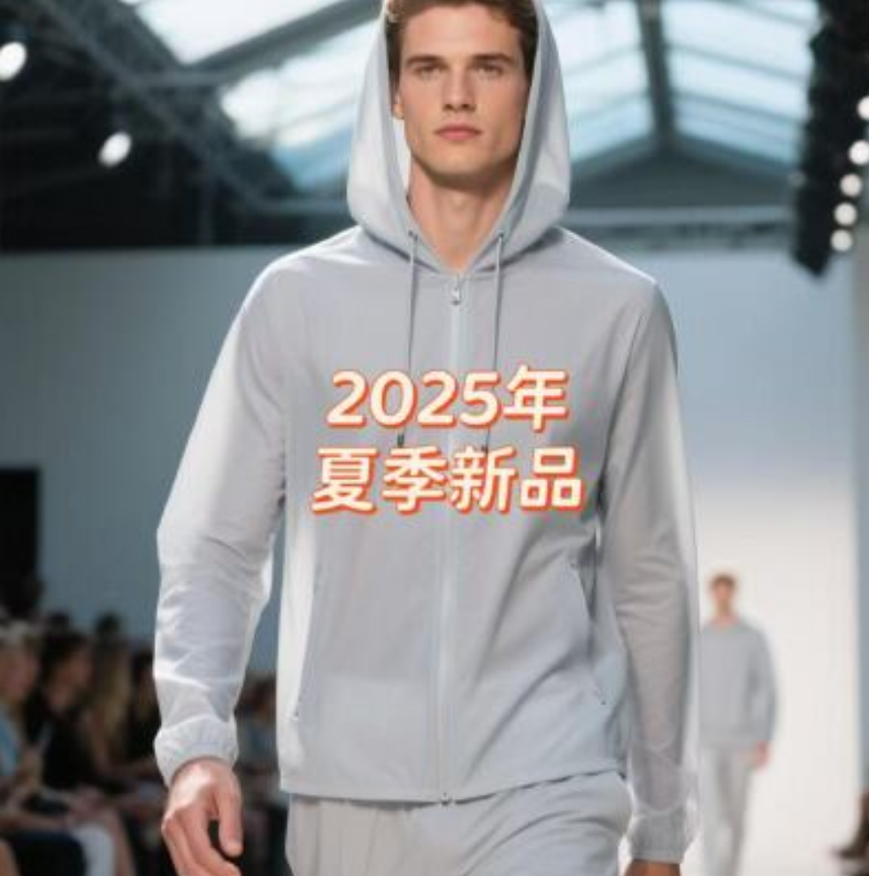 官方款号M【L-1076】夏季新款男士时尚透气百搭夹克防晒长袖外套