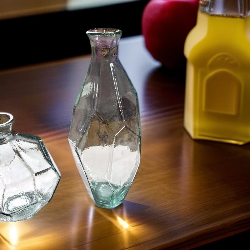 利快西班牙进口简约ins风小口径玻璃花瓶可用于家居客厅插花装饰