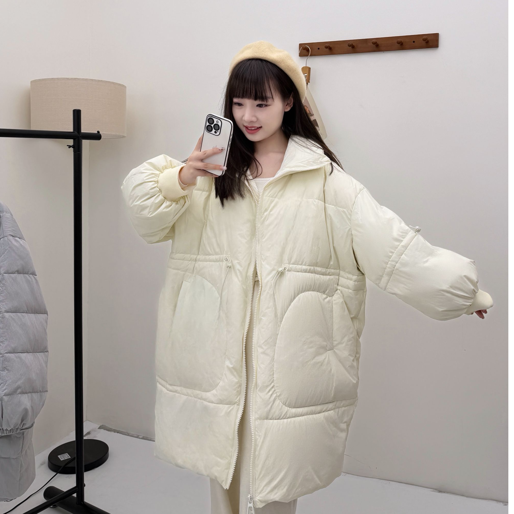 木里咕咕设计感加厚保暖立领羽绒服女冬季新款宽松百搭