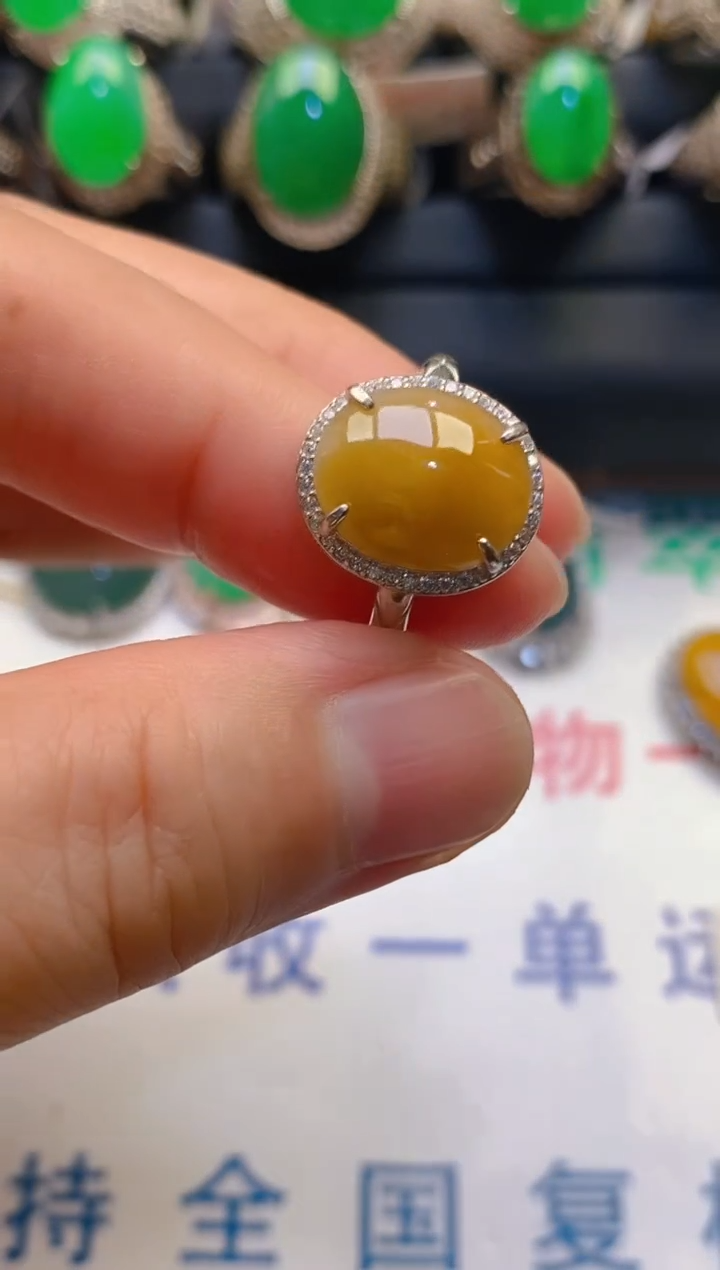 【闪购商品】翡翠耳饰银S925镶嵌天然A货翡翠1