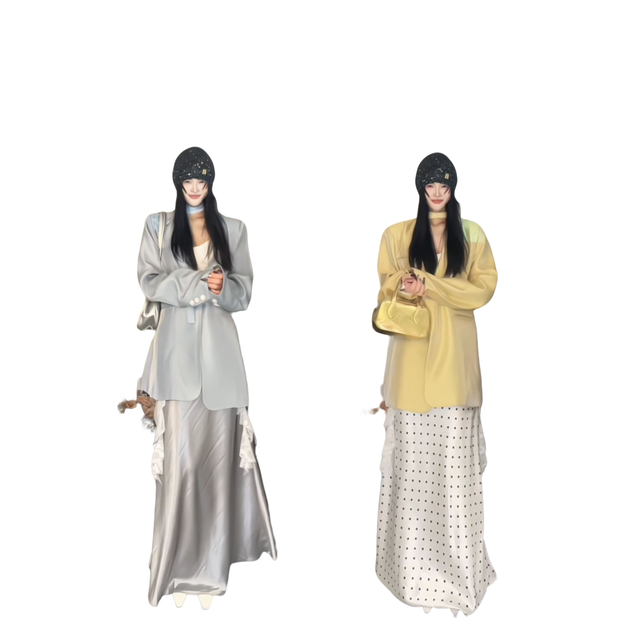 【土豆优选】高级感v领小香风西装外套