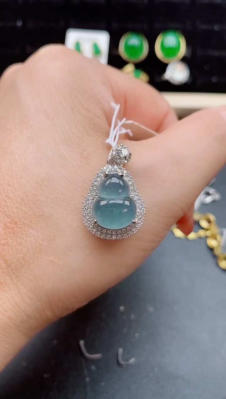 【闪购商品】翡翠颈饰银S925镶嵌121212