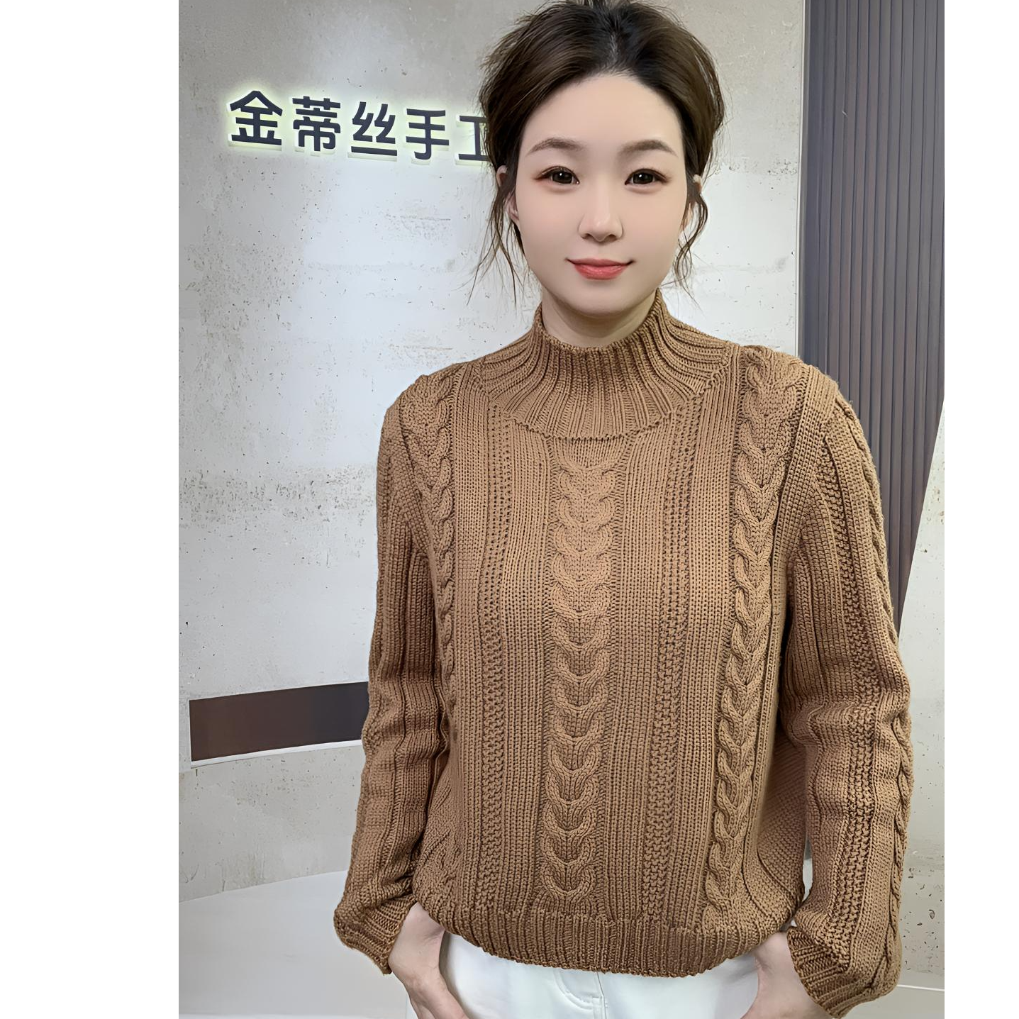 JINDISI/金蒂丝【冬暖】羊羔绒6股手工DIY编织毛 线 配针配教程