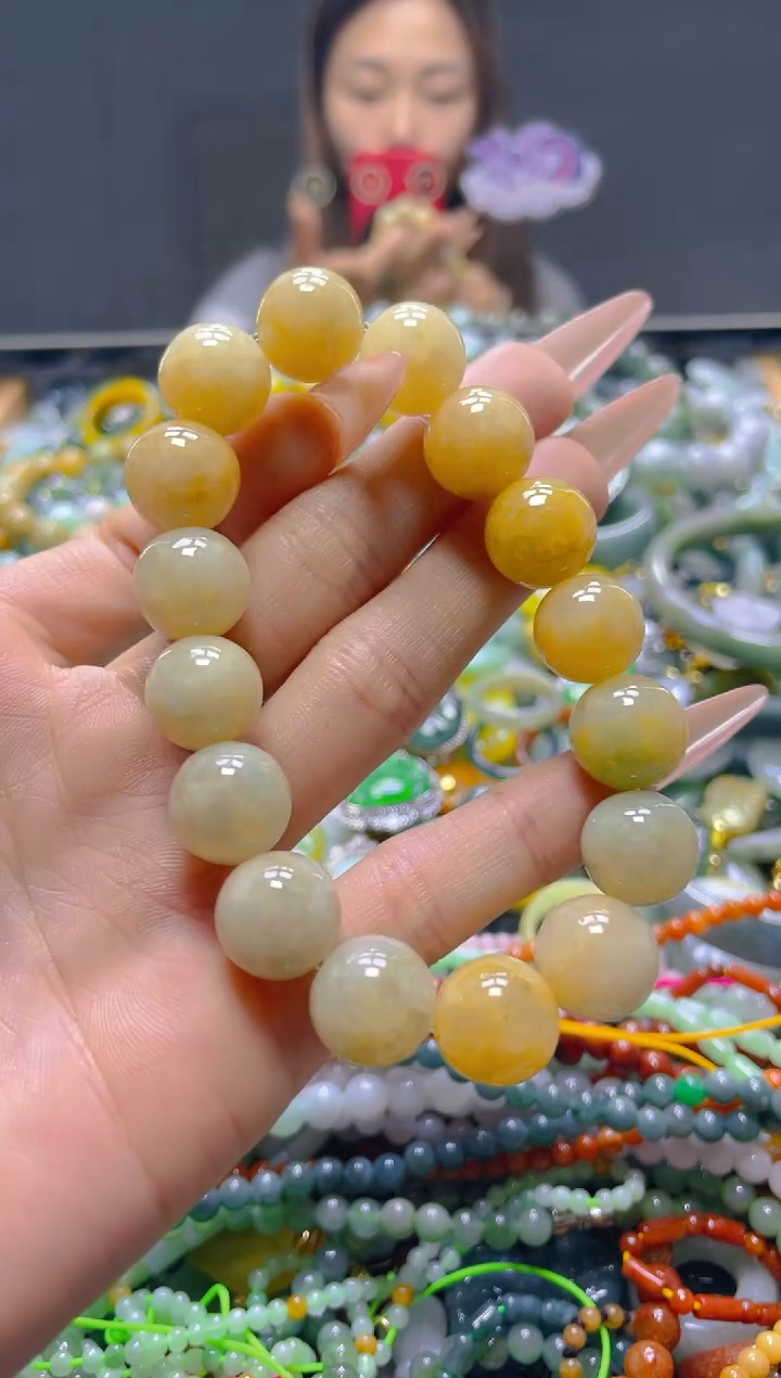 颈饰未镶嵌翡翠13MM
