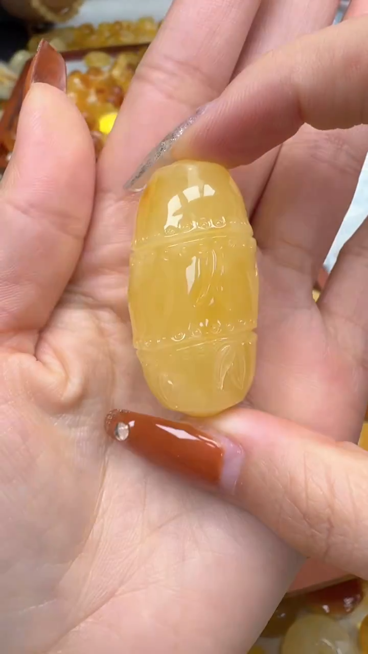 裸石琥珀未镶嵌天*?三合一