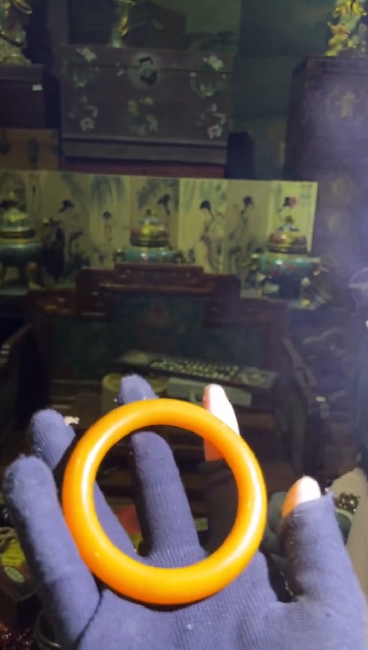 【闪购商品】石英质玉（黄龙玉）手链合金16财财财财财财财财财