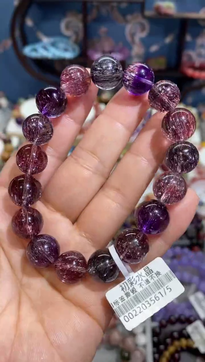 【闪购商品】水晶手串未镶嵌稀有矿顺发超七12+