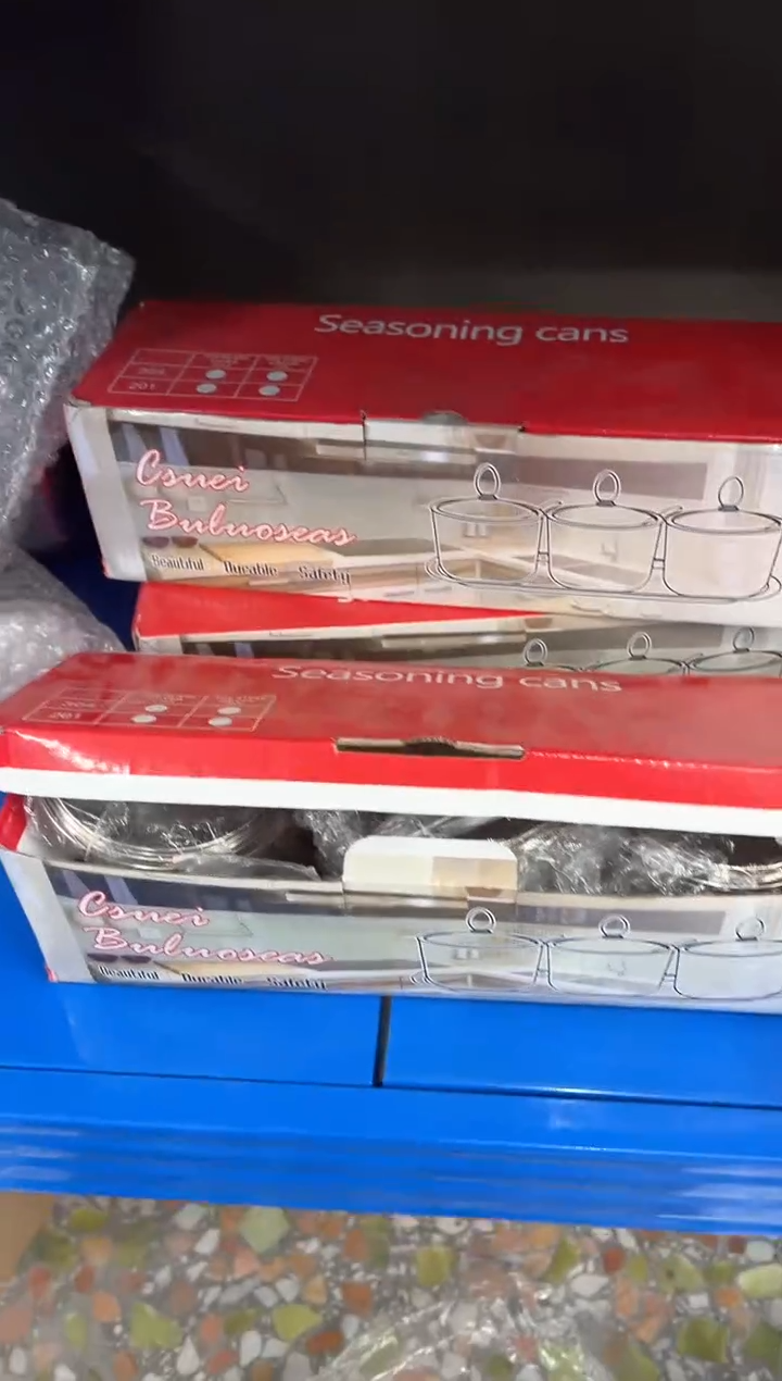 【闪购商品】不锈钢调料罐三件套