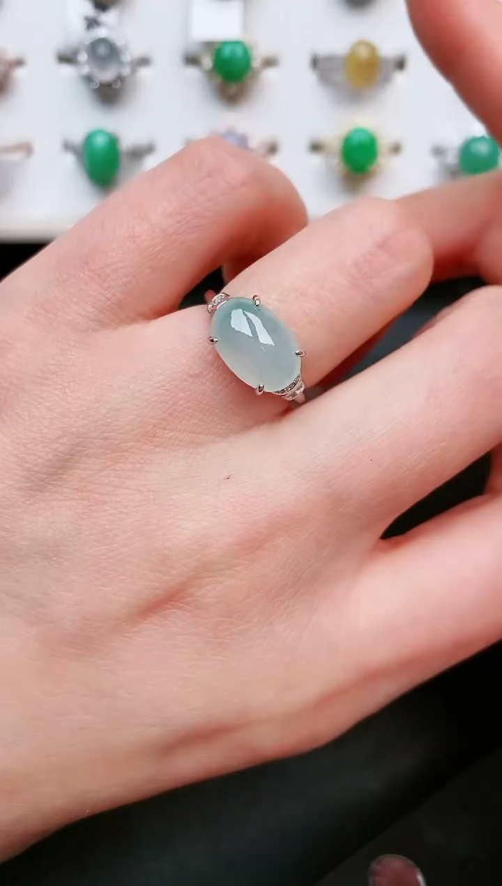 【闪购商品】翡翠戒指银S925镶嵌.....