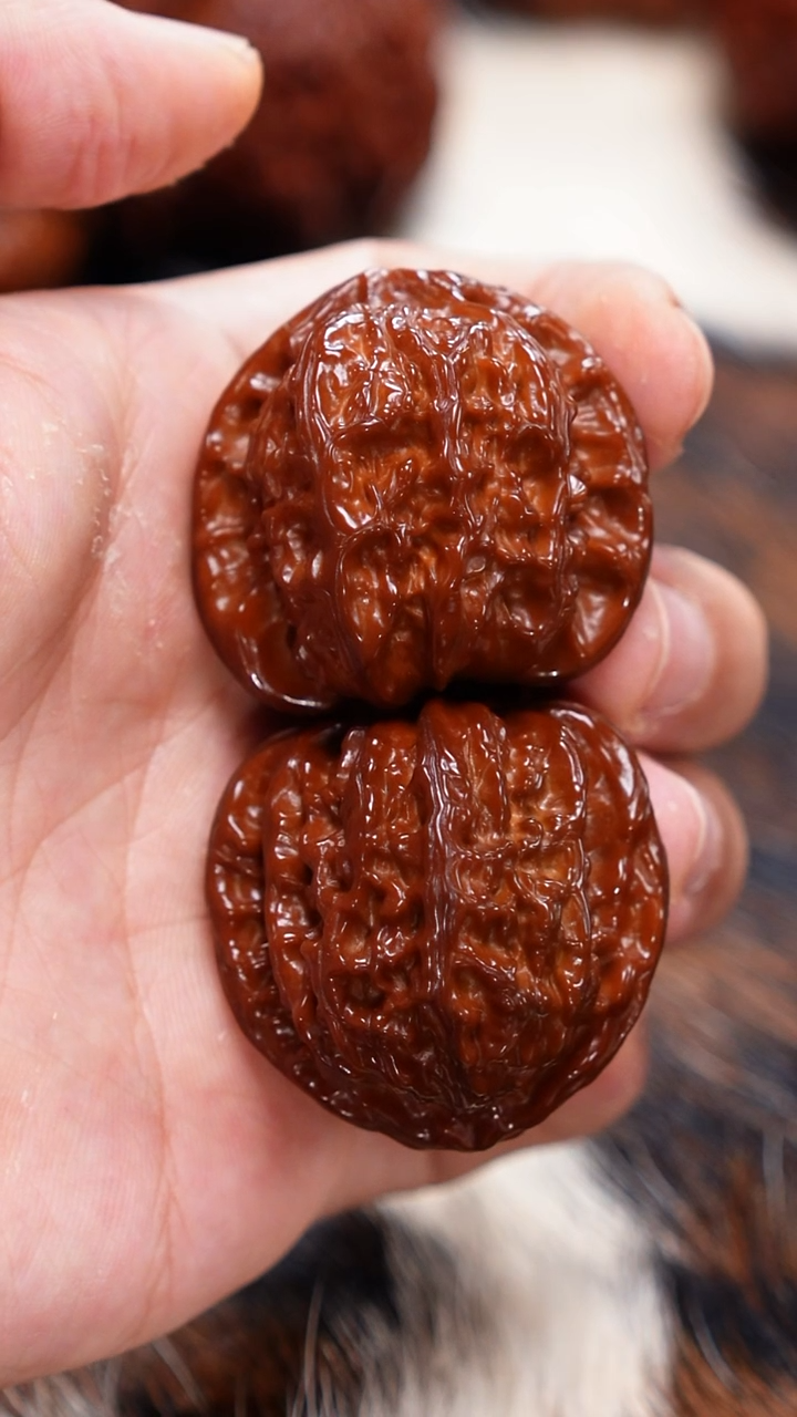 把件文玩核桃12号回血三角白