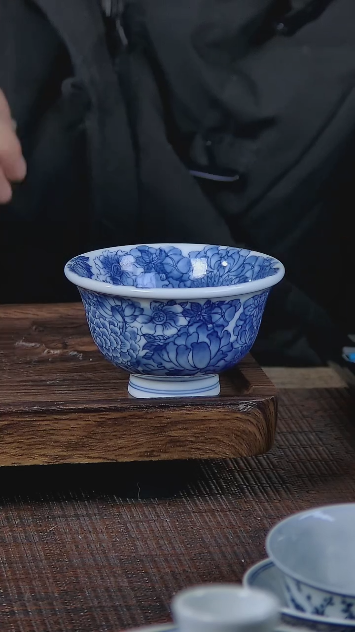 【闪购商品】折葵非器手工手绘满工万花压手杯