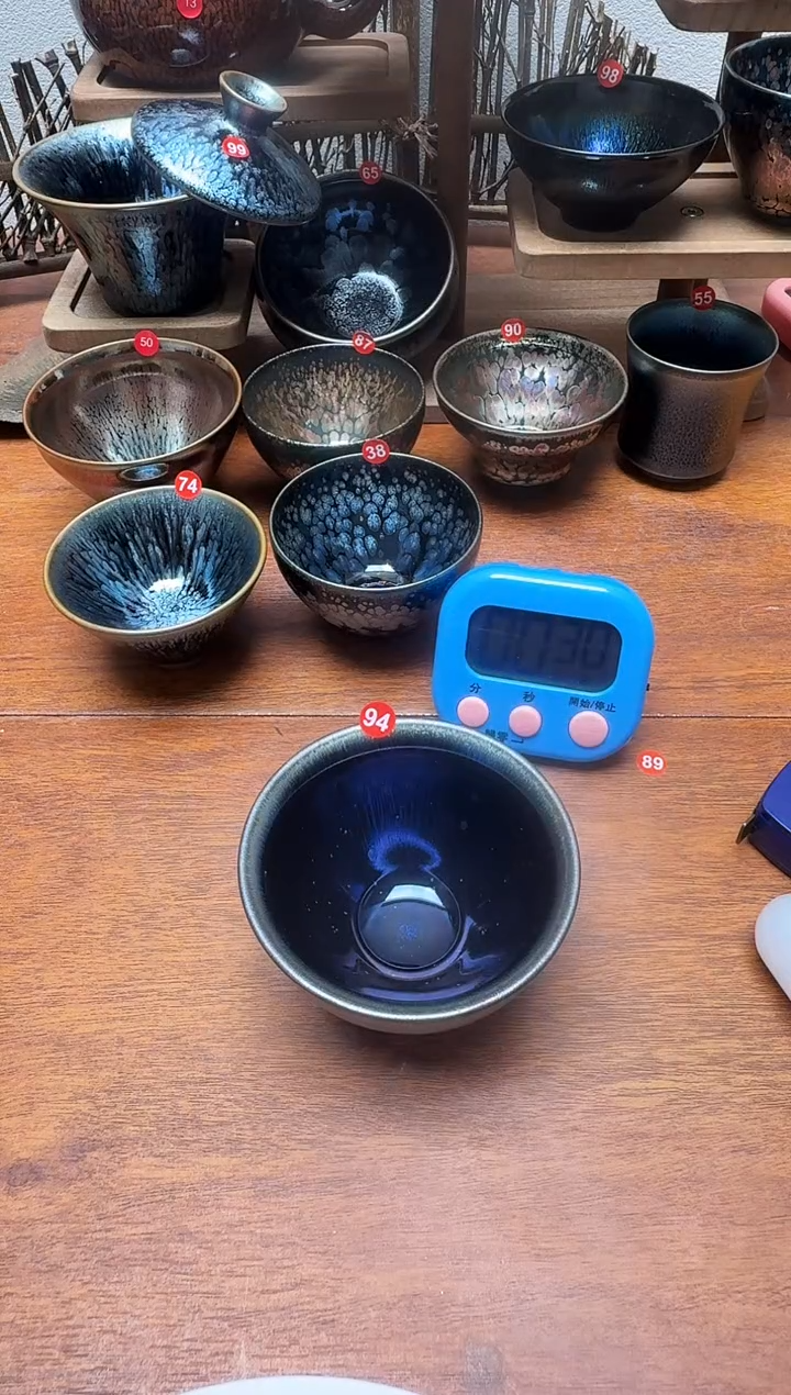 茶盏苦**来94号建盏工匠茶器