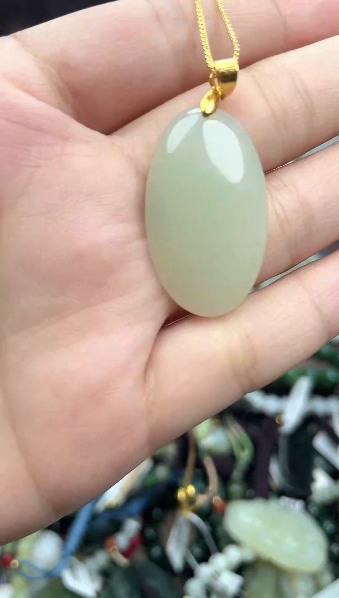 颈饰未镶嵌和田玉未镶嵌和田玉吊坠拍一发一