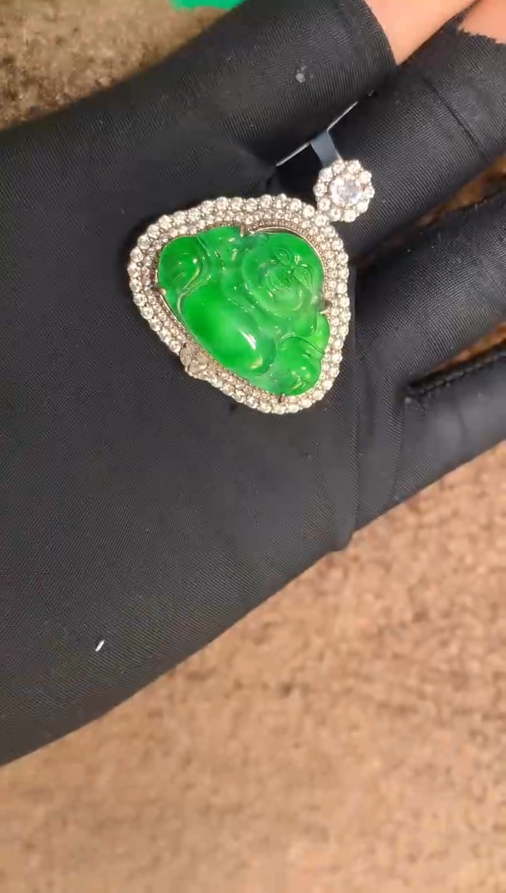 【闪购商品】定制翡翠银S925镶嵌40定制翡翠-多样性发货（发其一）