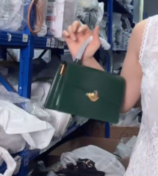 8353绿色【清货微瑕】新款时尚轻奢百搭气质女包