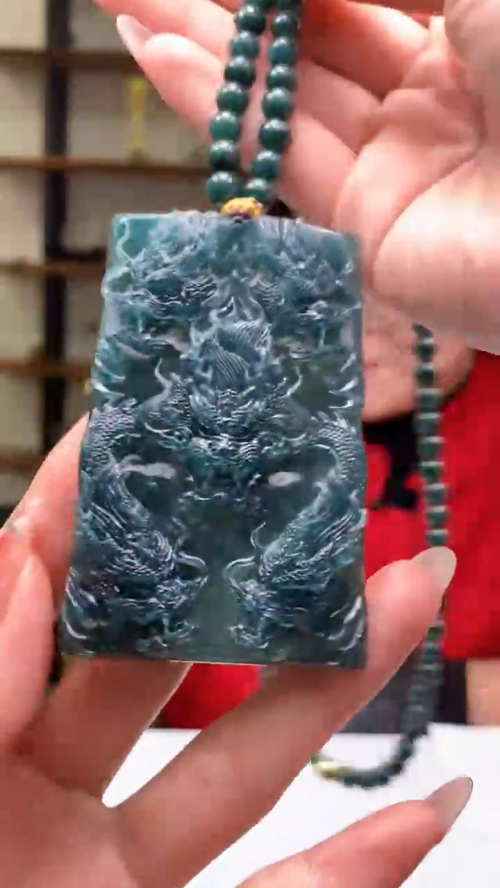 【闪购商品】定制翡翠未镶嵌1071ry-毛货挂件赠珠链117