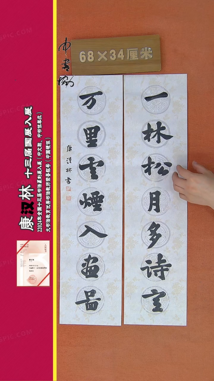 【闪购商品】书法40康汉林书法作品