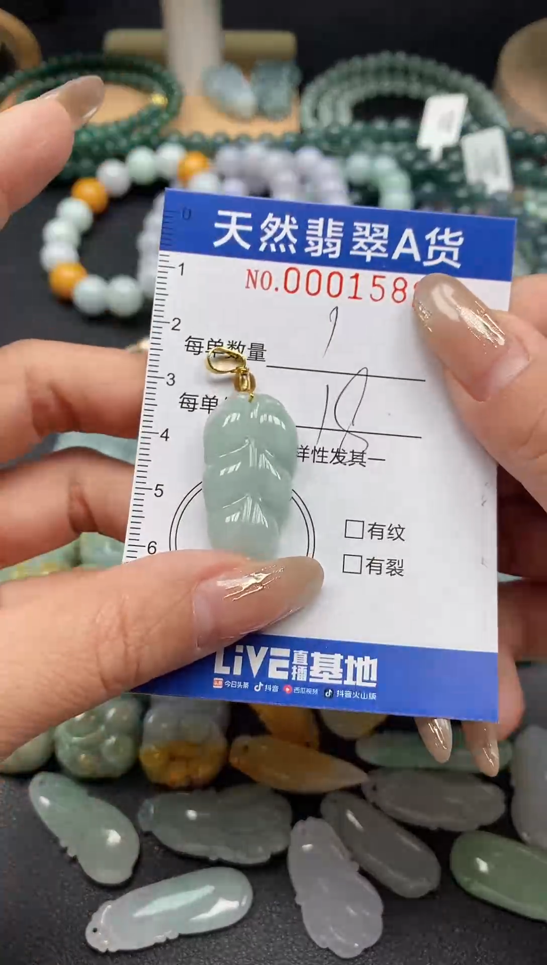 颈饰未镶嵌翡翠闪购0001582