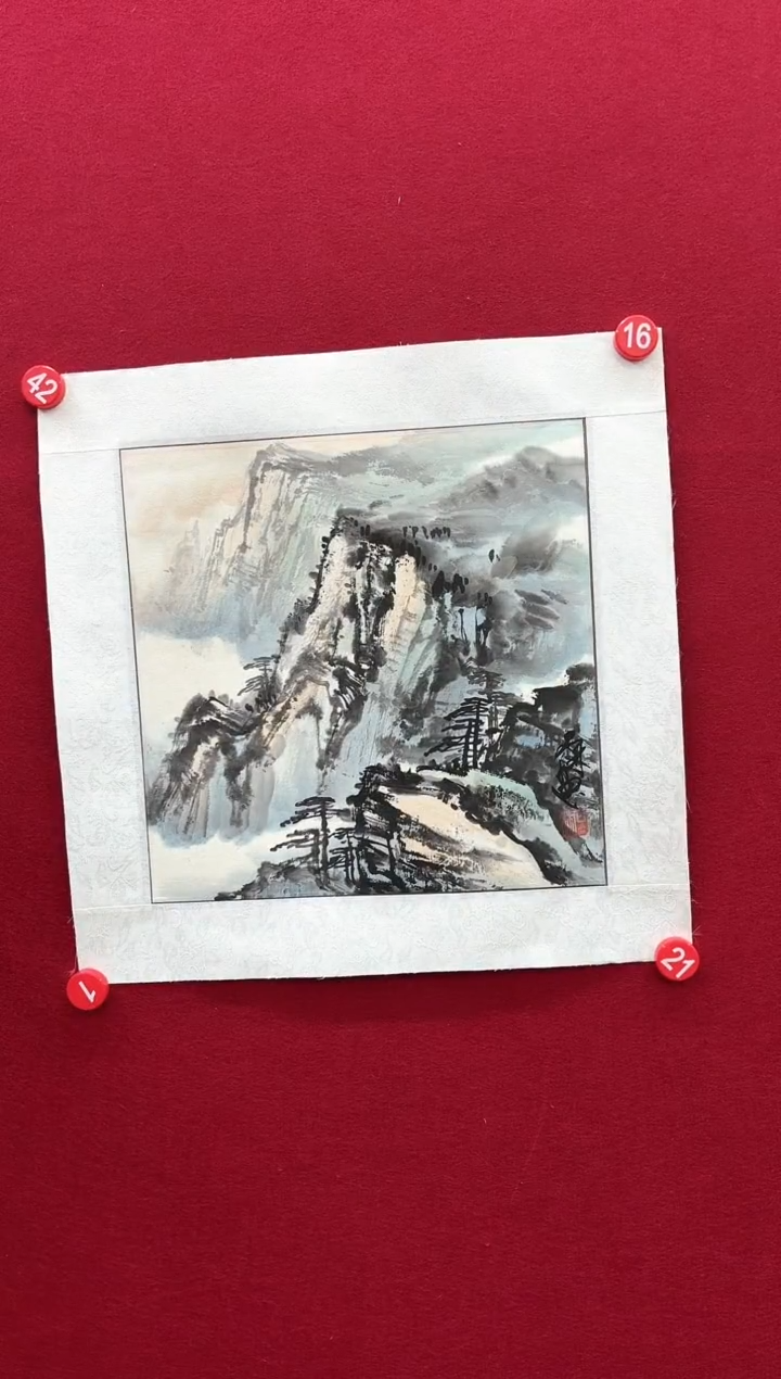 【闪购商品】国画L-石老师-绘画作品-888