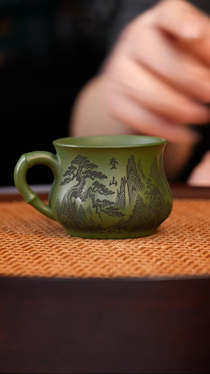 茶杯紫砂宜兴原矿全手工紫砂杯