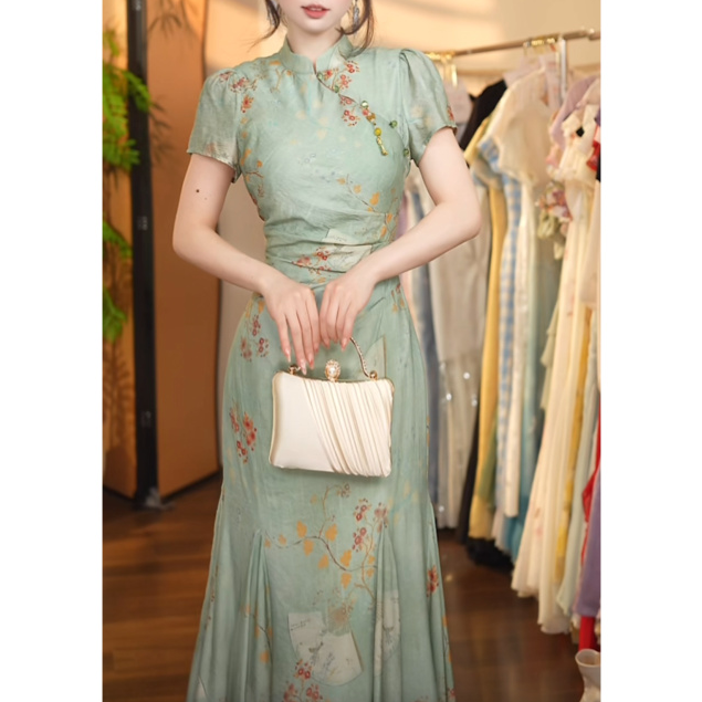 3店-温迪定制-1147（古道西风）连衣裙X1105