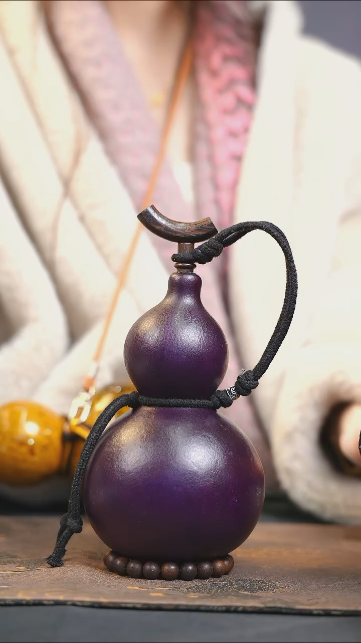 【闪购商品】XS281大漆酒葫芦不包手串及旋转底座