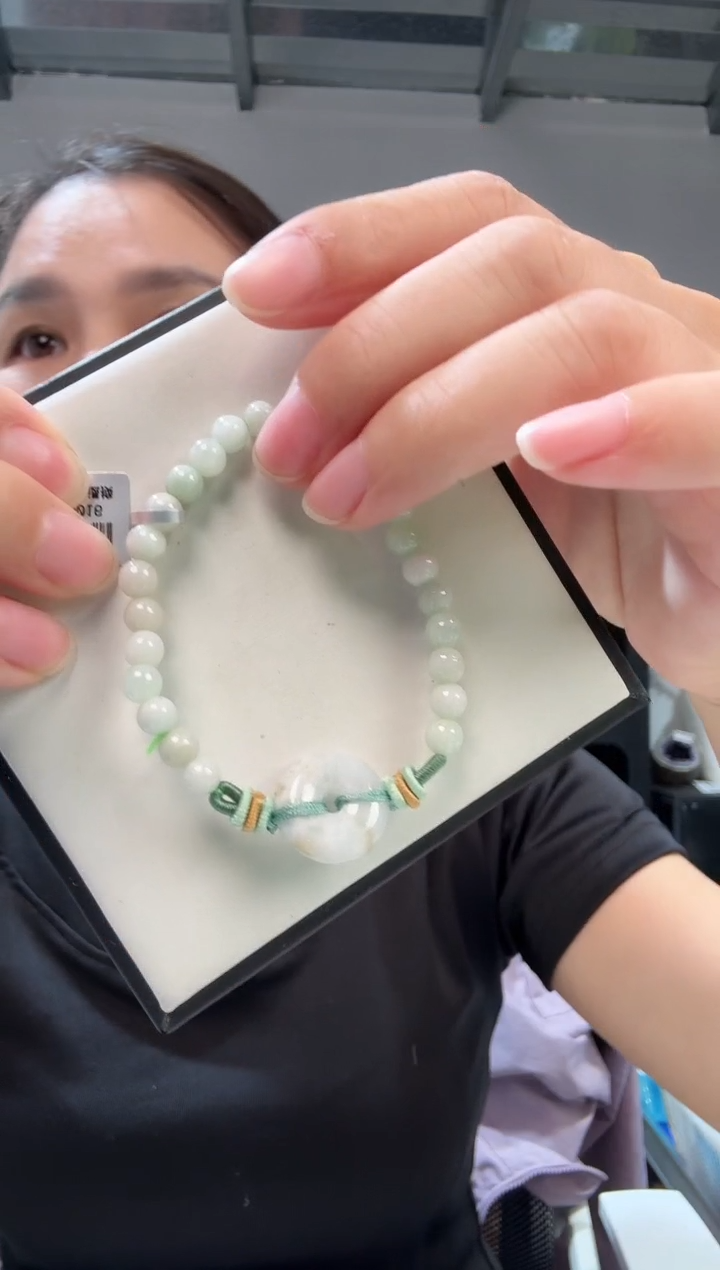 未镶嵌手链翡翠优3265 约6mm