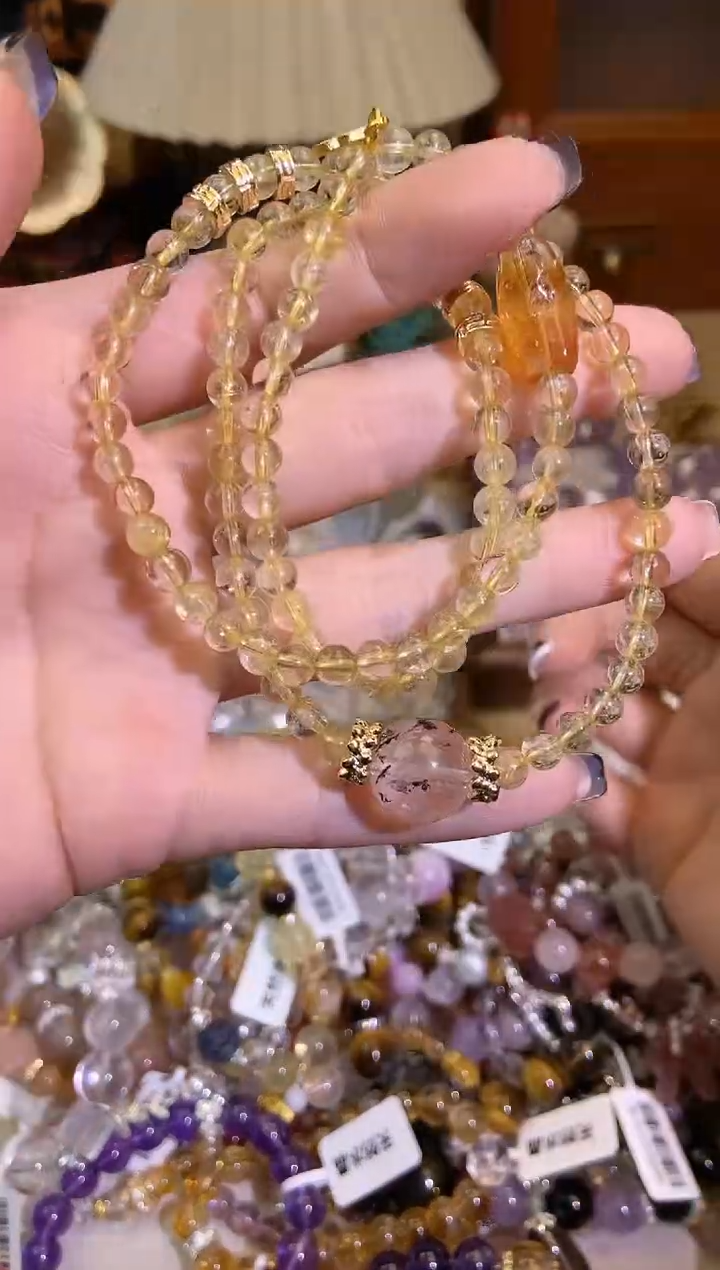 【闪购商品】发晶手链未镶嵌380手串