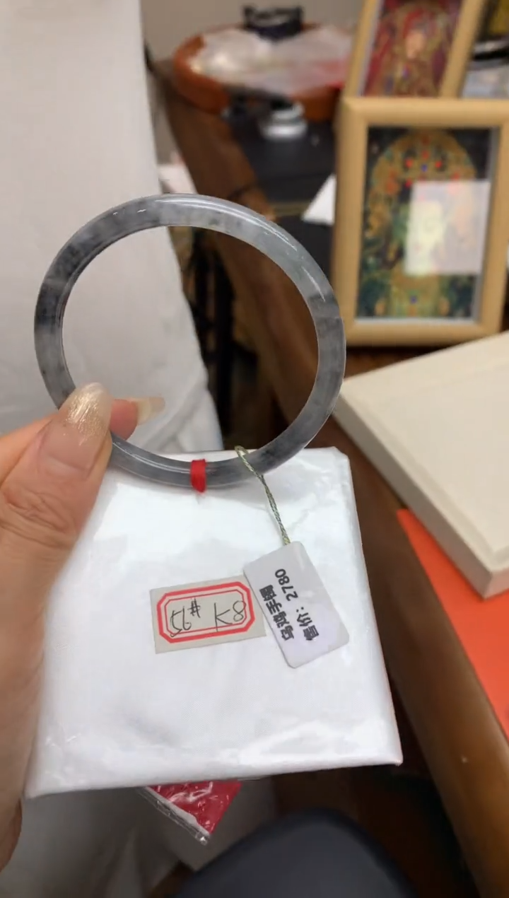 【闪购商品】翡翠手镯未镶嵌手镯#56