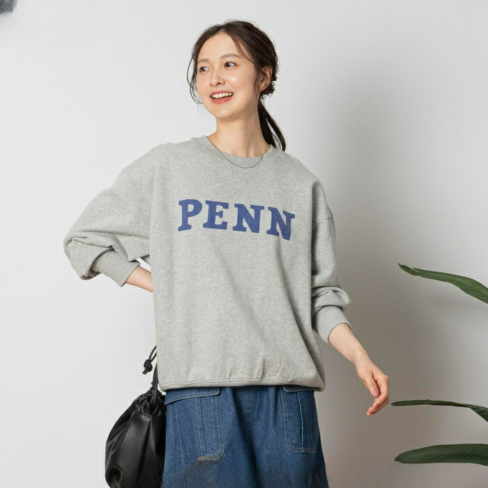 【阿海家】日单PE*N灰色圆领线圈卫衣