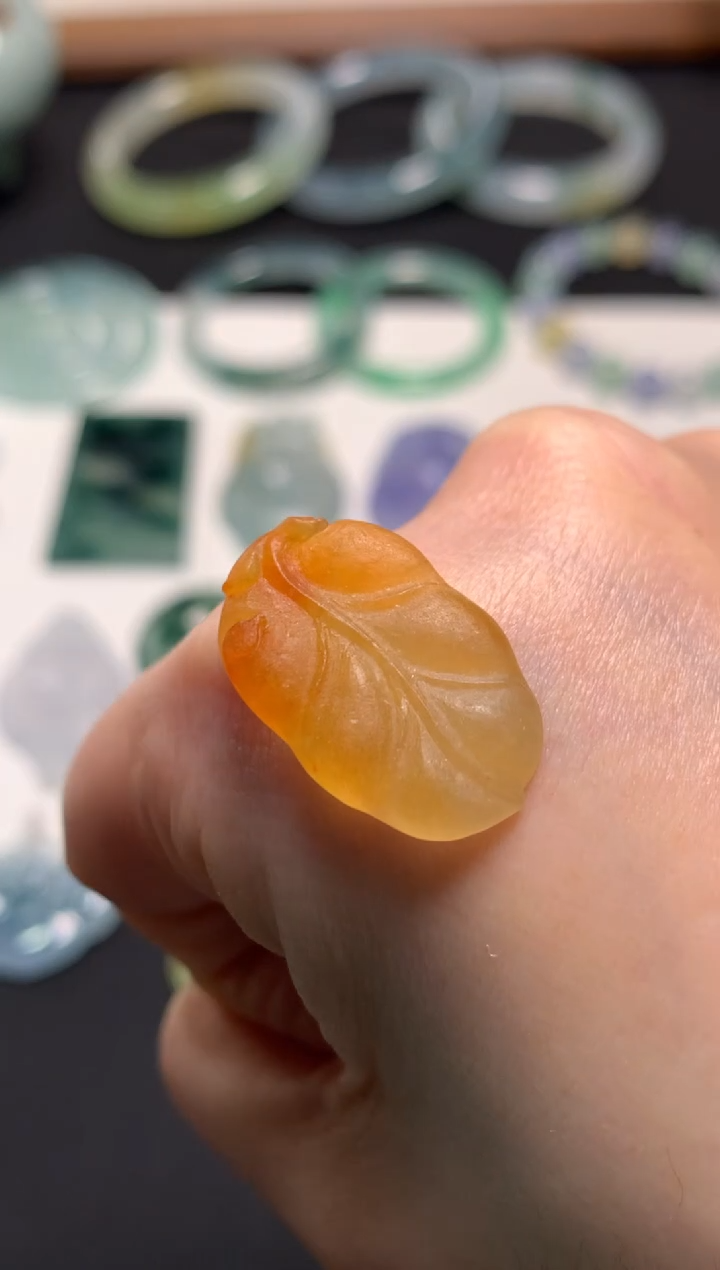 未镶嵌定制翡翠23.3*15*2.7