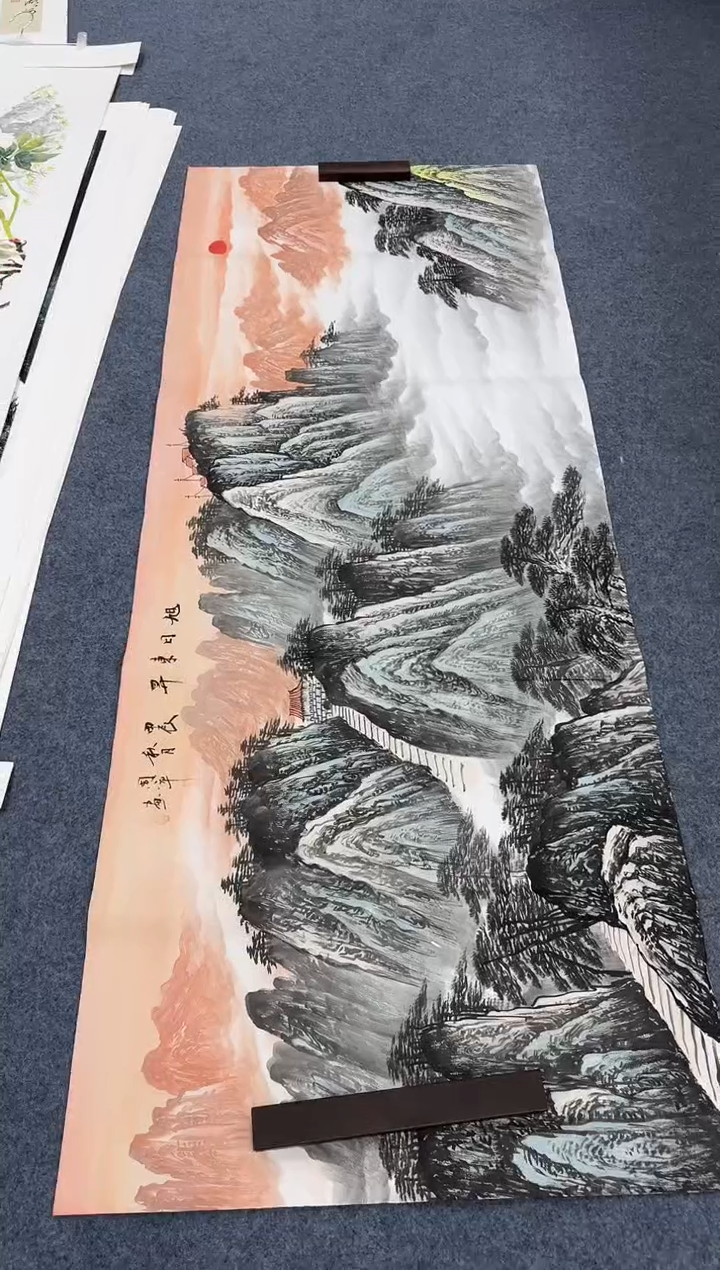 国画旭日东升同类型随机