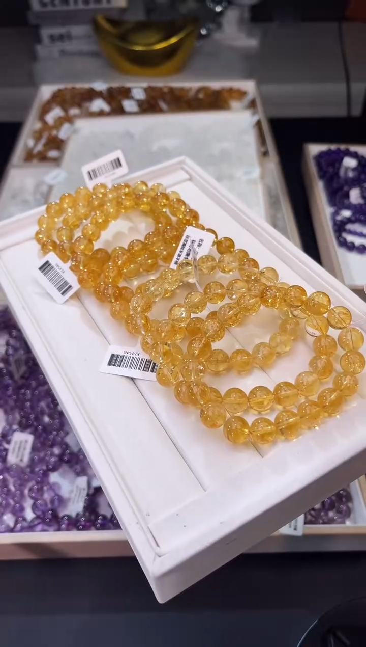 【闪购商品】水晶/未镶嵌透闪巴西黄水晶10mm/多样性发一