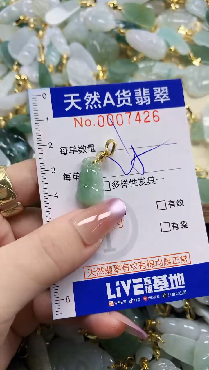 颈饰未镶嵌翡翠天然A货翡翠