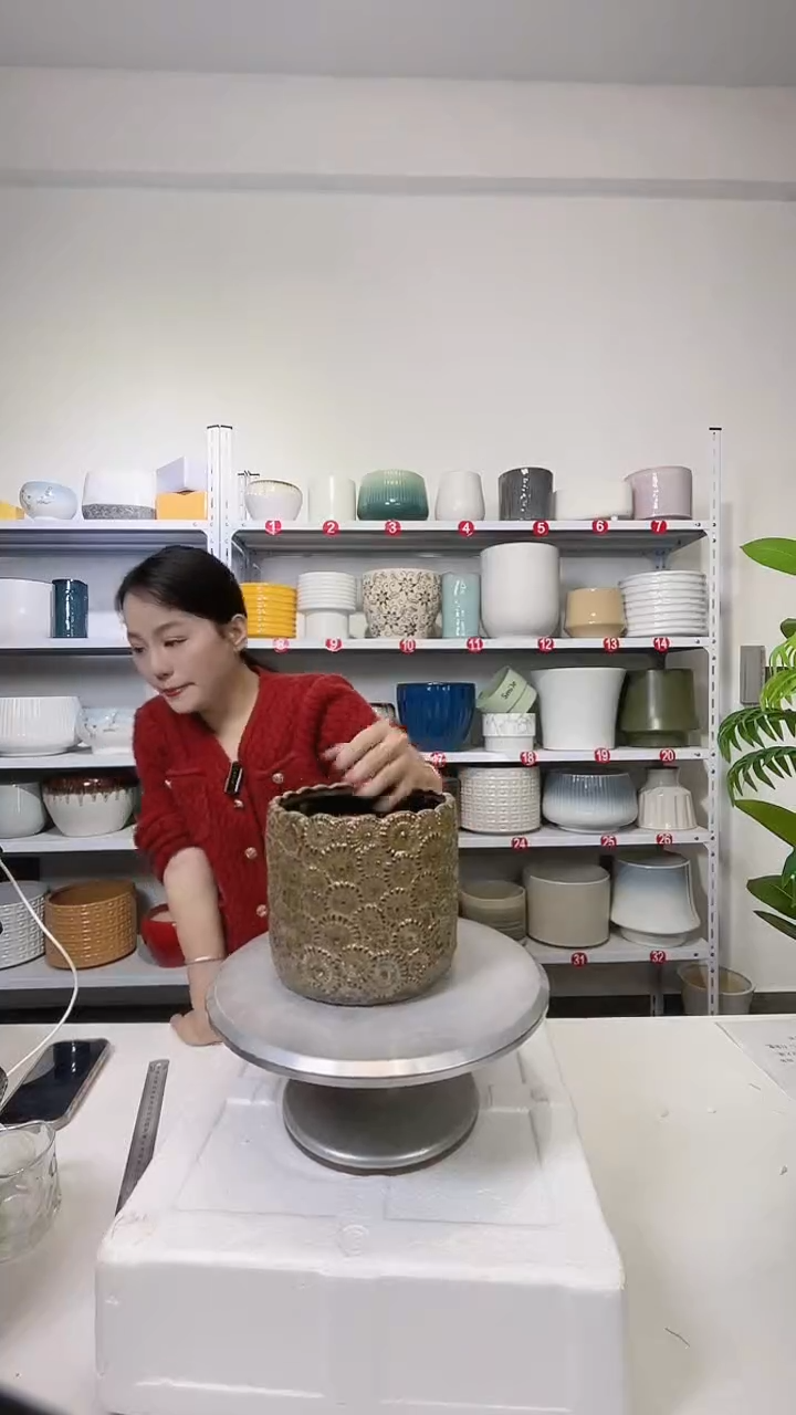 【闪购商品】陶瓷太阳花大号17*16