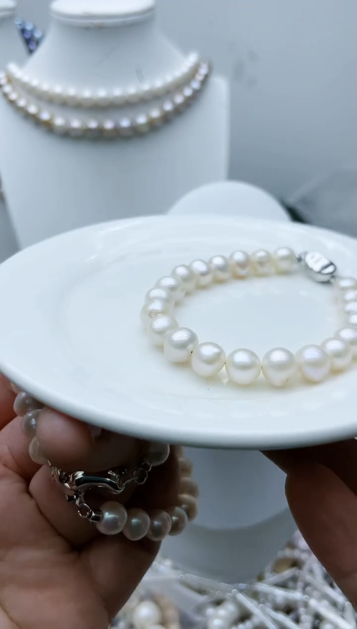 【闪购商品】淡水珍珠颈饰钛钢1