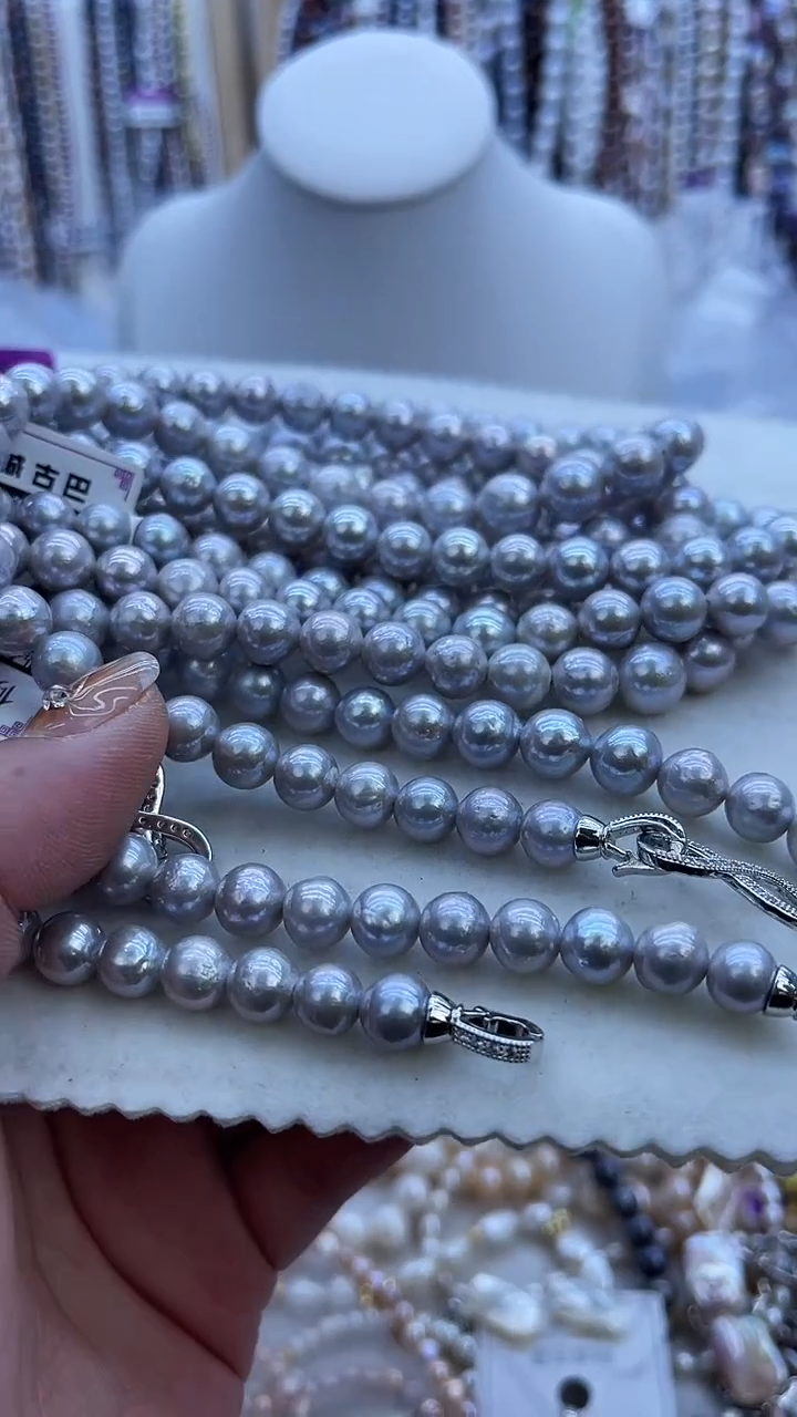 【闪购商品】淡水珍珠项链未镶嵌769多样性发货 发其一