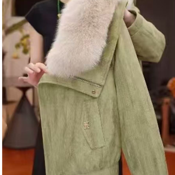 CC-定制大毛领气质羽绒服女装舒适绒感