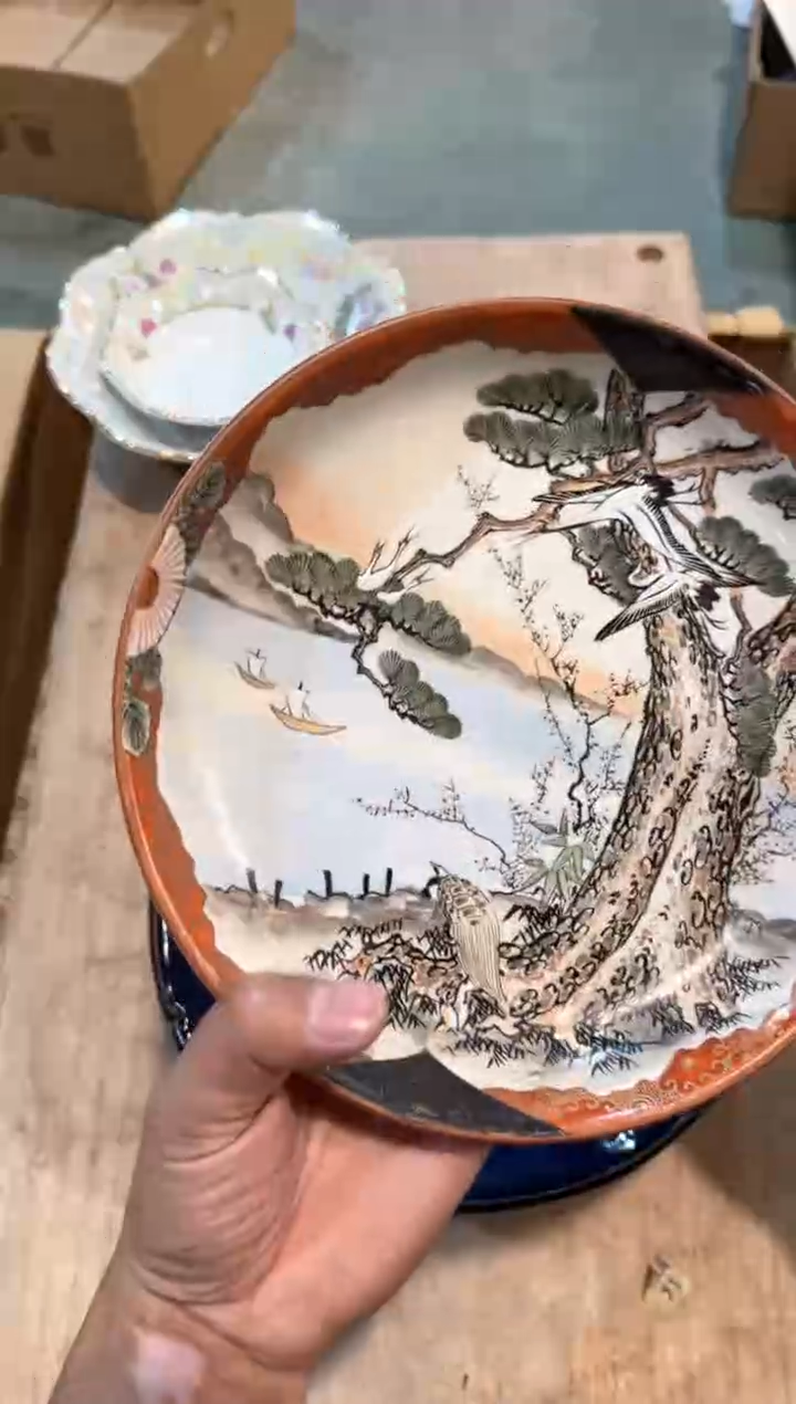 C0924中古瓷器 茶器周边/1