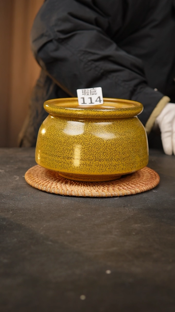 【闪购商品】瓷片114泥泥手工花盆