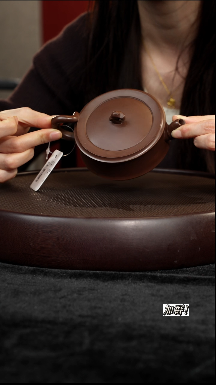 茶壶紫砂MH318123紫泥扁竹石120c