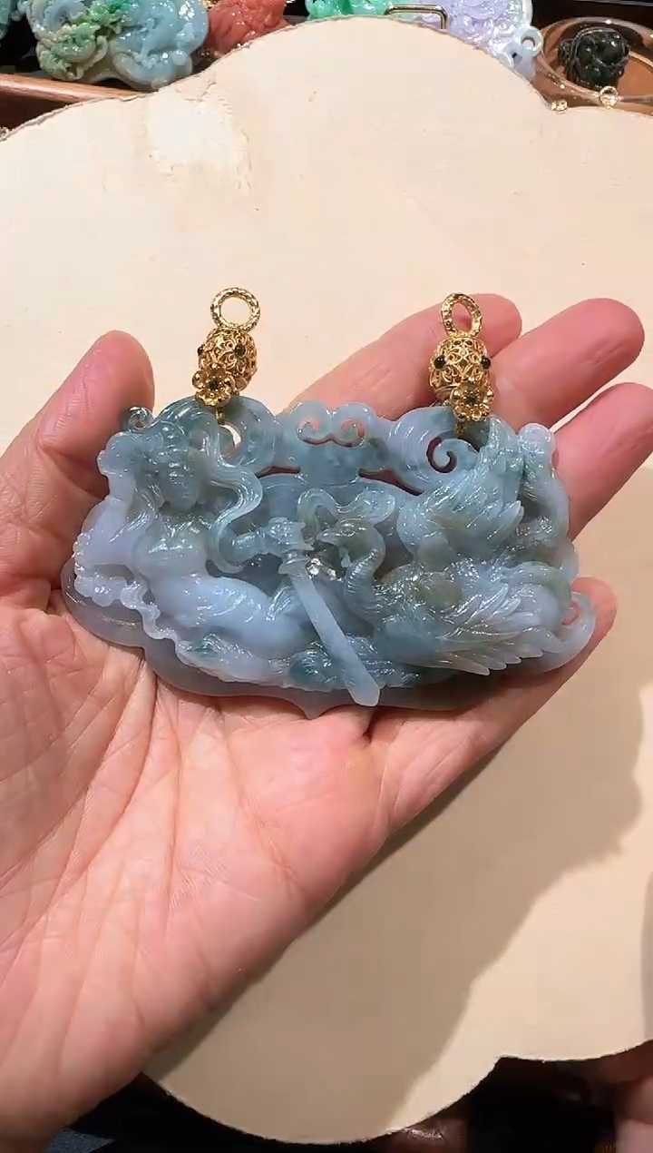 【闪购商品】翡翠颈饰未镶嵌国风