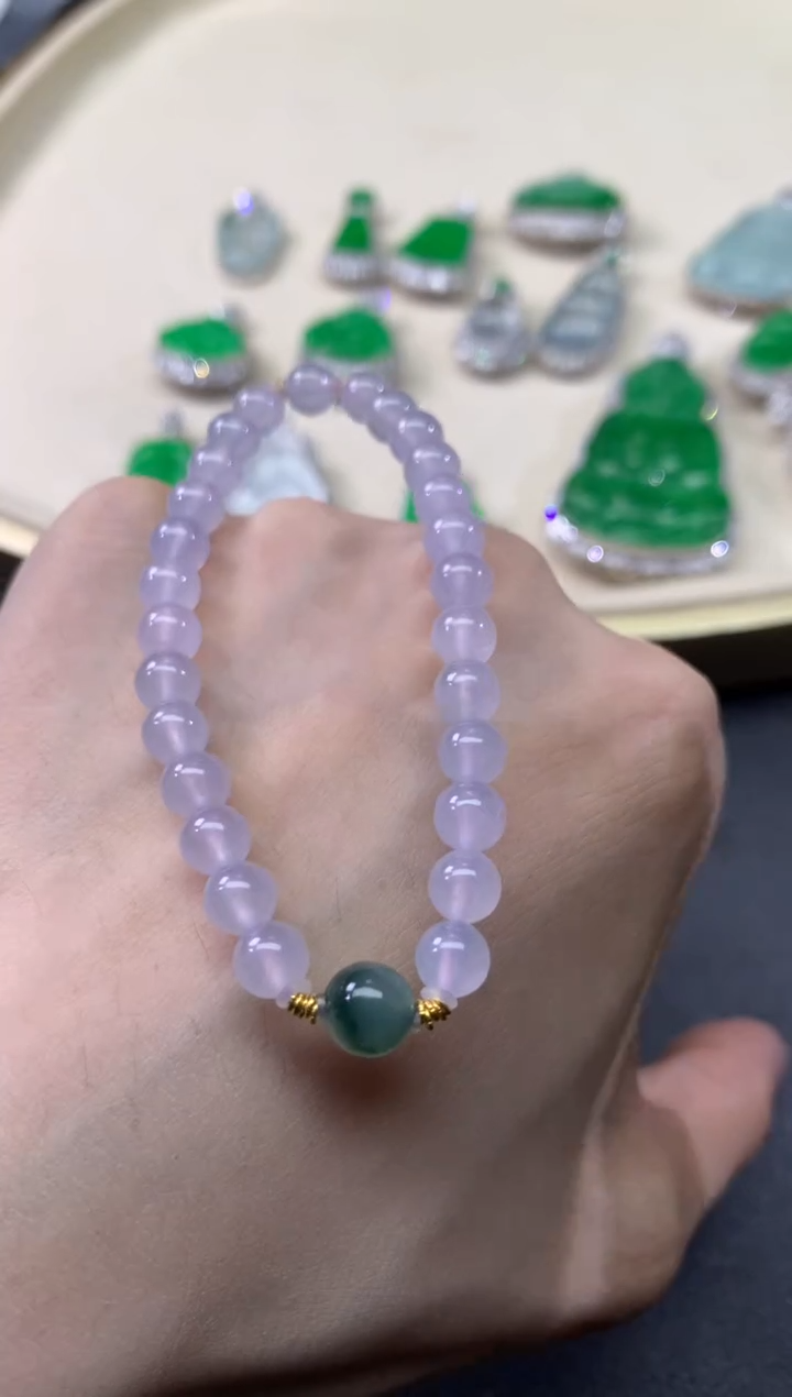 【闪购商品】翡翠手串未镶嵌138天然A货翡翠