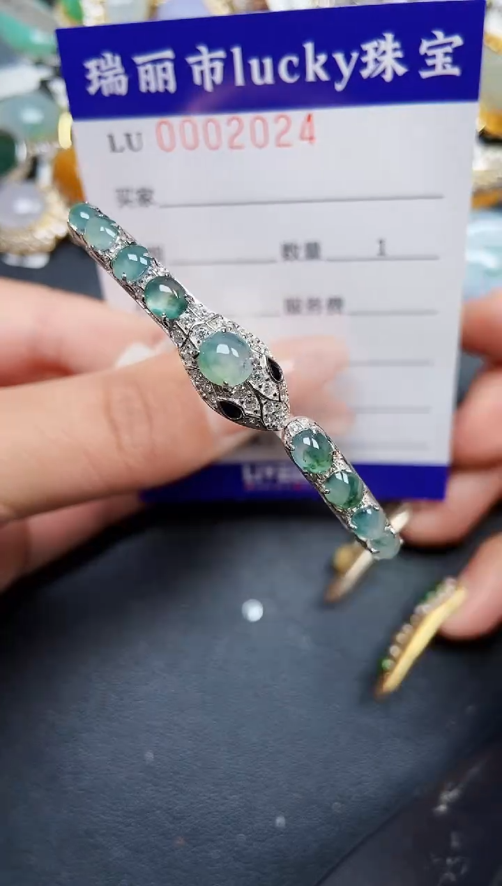 【闪购商品】翡翠颈饰银S925镶嵌2024