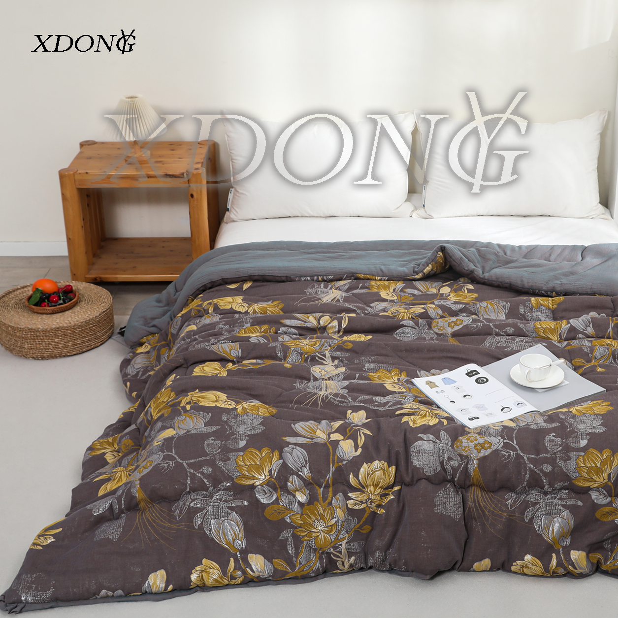 XDONGY（冬云家纺）顶 奢200*230 玉兰景梦 银离子 夏被B