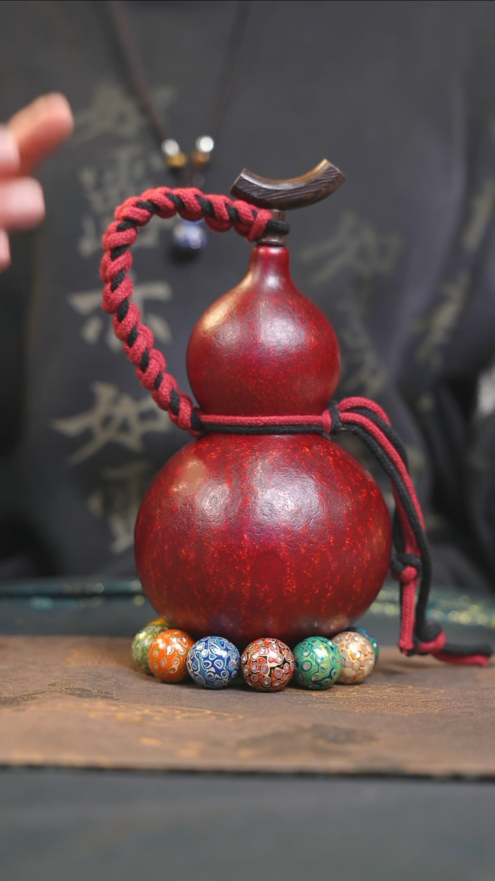 【闪购商品】YS137大漆酒葫芦不包手串及旋转底座