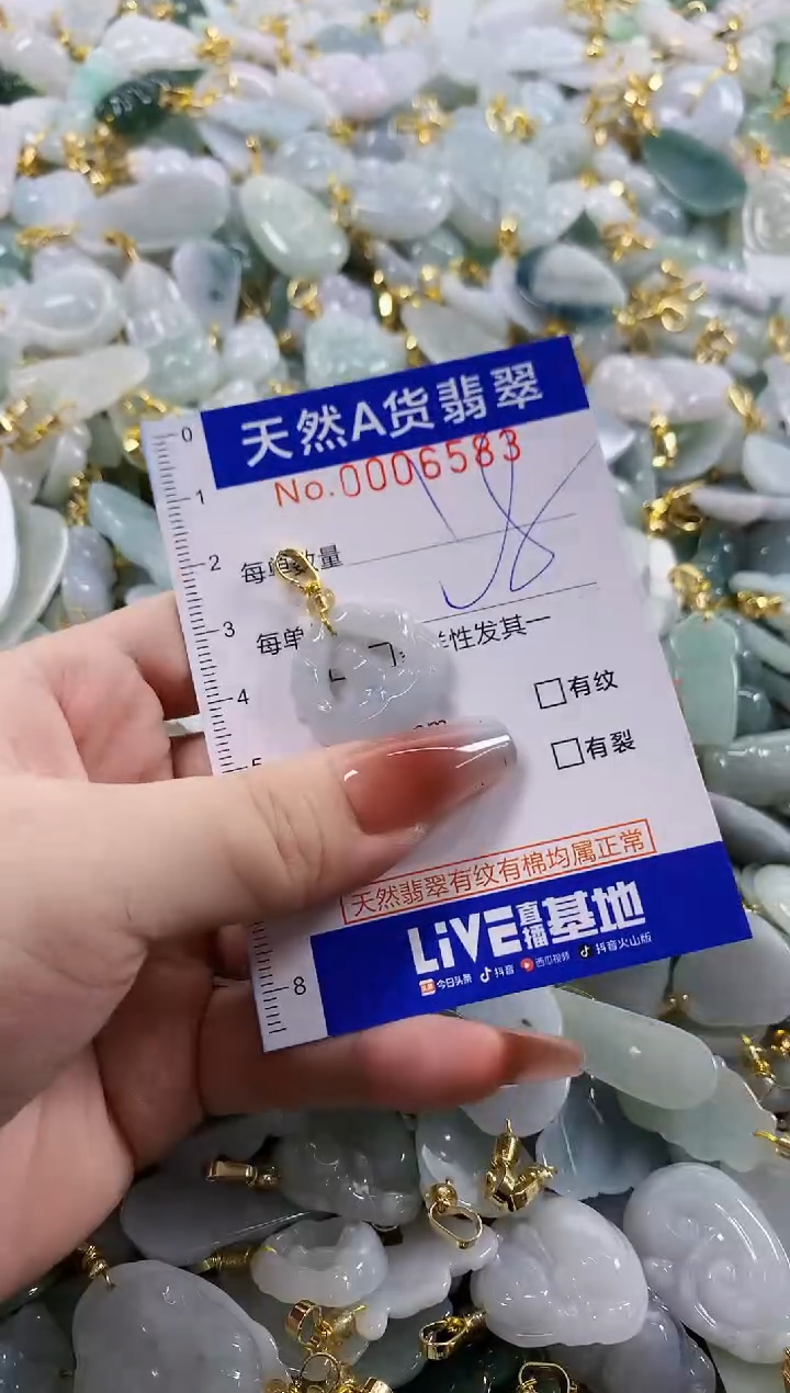 颈饰未镶嵌翡翠天然A货翡翠